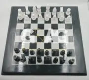 Handmade Square Marble Chess Board with Marble Chess Set