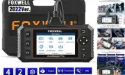 NT614 Elite OBD2 Scanner ABS SRS Transmission Diagnostic Tool with Oil Black