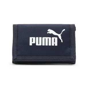 Puma 包包 Wallet 男女款 深藍 皮夾 錢包 尼龍短夾 三折式短夾 運動短夾【ACS】 07995102