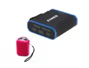 Kings 36Ah Lithium Portable Power Pack 100W USB C LiFePO4+Pink Bluetooth Speaker