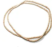 [IS4A] Tulsi Neck Mala (Necklaces) 2 mm Approx Beads Ram Mala Krishna Tulsi Meditation Necklace with Tulsi Beads - Enhances Mindfulness and Concentration, Wood