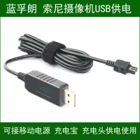 在飛比找露天拍賣優惠-現貨適用于 索尼攝像機外接移動電源電池HDR-PJ800 H