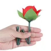 Folding Rose Magic Tricks Flower Appearing Disappear Street Illusion Prop.pi