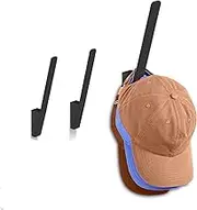 Hat Racks for Baseball Caps - Metal Hat Holder for Wall, Hat Storage Organizer for Ball Caps, Heavy Duty Hat Hangers/Wall Drilled Closet, Bedroom, Door, Home (5)