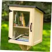 Ilyapa Caja de libros para biblioteca al aire libre, kit de 16X14x22