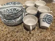 Offbeat Royal Tudor Ware Coffee/Tea Set 18 Pieces