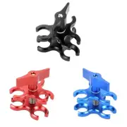 for Butterfly Clip Clamp Diving Light Bracket 1"Ball for Head Mount Adapter for