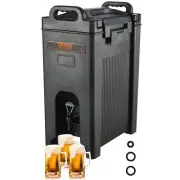 VEVOR Insulated Beverage Dispenser, 18.9 L, Food-grade LDPE Hot and Cold Beve...