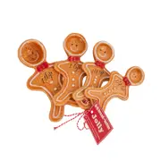 4pc Bread and Butter Figurine Gingerbread Man Measuring Spoon/Teaspoon Brown