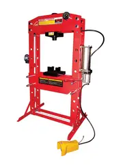 Shop Press 50 Ton Air Hydraulic with Gauge & Foot Pedal Heavy Duty