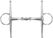 Horse Mouth Bit,135Mm Horse Mouth Bit Stainless Steel Horse Cheek Snaffle Horse Snaffle Bit for Cultivation Outdoor Gift