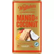 Whittakers Caramelised White Chocolate Mango and Coconut 250g