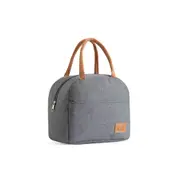 Lunch Cooler Bag Bento Box Container Portable Meal Prep Carrier Zipper Insulated Thermal Picnic Snack Food Tote Bags for Kids