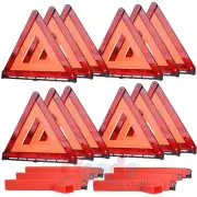 3~12x Emergency Warning Triangle DOT Approved Reflective Car Safety Roadside Kit