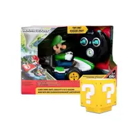 在飛比找momo購物網優惠-【Nintendo 任天堂】路易吉迷你遙控車款+方塊問號燈(