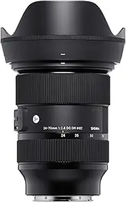 Sigma 578965 24-70mm f/2.8 DG DN Art Lens for Sony E-Mount, Black