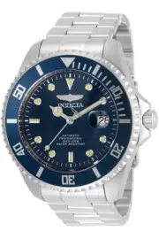 Men's Pro Diver 47mm Stainless Steel Automatic Watch, Silver (Model: 35721)