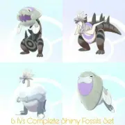 6 IVs Complete Shiny Fossils Set | Pokemon Sword & Shield
