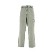 [DICKIES] DICKIES Faded cotton cargo pants Man 33 33 Green