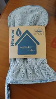 Norwex Microfibre Dusting Mitt Graphite Chemical Free Cleaning Healthy Brand New