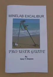 MINELAB EXCALIBUR BOOK AND HOW TO FIND OLD COINS AND ARTIFACTS AT THE BEACH BOOK