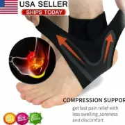 Foot Brace Ankle Support Strap Compression Pain Relief Elastic Bandage Foot Wrap