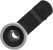 KICHOUSE Portable Cell Phone Camera Lens Kit Super Wide Angle Macro Fish Eye Lens Clip Stylish Silver Design Easy Installation High Definition