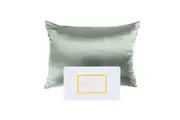 Royal Comfort Pure Silk Pillowcase Single Pack Cover/Protector 51x76cm Sage