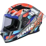 Stellar Uno Sport Red Blue Full Face Helmet