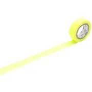 MT Solids Washi Paper Masking Tape: 3/5 in. x 33 ft. (Shocking Yellow)