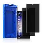 2 Pack Anti Spy Screen Protector Install kit for Samsung Galaxy S22 Ultra 5G ...