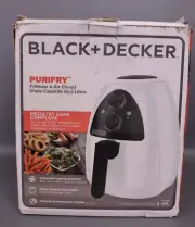 BLACK+DECKER Purifry 2-Liter Air Fryer White/Black, HF100WD