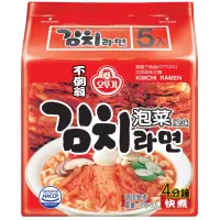 在飛比找momo購物網優惠-韓國不倒翁OTTOGI 泡菜風味拉麵(120g*5)
