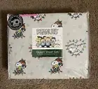 NEW Peanuts Snoopy Queen Size Sheet Set Berkshire Blanket Christmas Merry&Bright
