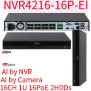 Dahua NVR4216-16P-EI 16CH 16PoE 2SATA WizSense AI NVR Network Video Recorder SMD