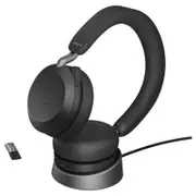 Jabra Evolve2 75 UC ANC Stereo Bluetooth Headset (USB Dongle + Charging Stand)