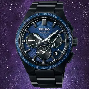 【SEIKO 精工】ASTRON GPS衛星對時 陶瓷錶圈 鈦金屬 太陽能腕錶 SK044 母親節 禮物(SSH121J1/5X53-0BV0B)