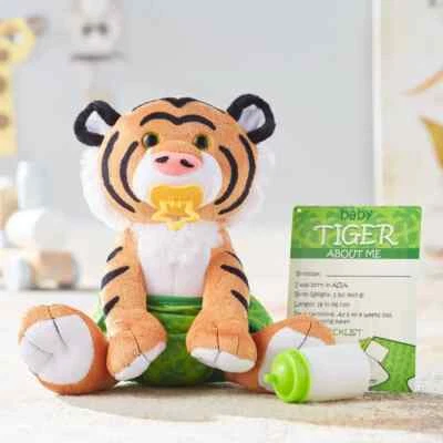 MELISSA & DOUG PLUSH BABY TIGER CUDDLY SOFT TOY TEDDY