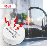 Water Leak Detector Alarm 90dB Voice Alert Wireless Water Leakage Sensor Alarm