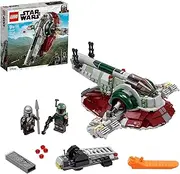 LEGO Star Wars Boba Fett’s Starship 75312 Building Toy for Kids Age 9+, Mandalorian Model Set with 2 Minifigures
