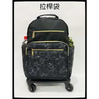 在飛比找蝦皮購物優惠-「巴黎坊」星空拉桿後背包 買菜車 16吋 防潑水質感拉桿袋 