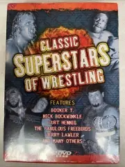 Classic Superstars of Wrestling: Booker T/Yesteryear (DVD, 2-disc) NEW SEALED