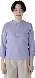 [HUMAN WOMAN] Cotton Blend UV Protection Mock Neck Pullover