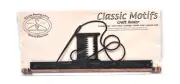 Classic Motifs Needle & Thread 12 Inch Charcoal Fabric Holder