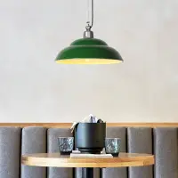 在飛比找樂天市場購物網優惠-工業風吊燈餐廳燈綠色鍋蓋創意個性北歐火鍋店咖啡廳奶茶店吧臺燈