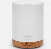 ASAKUKI 300ML Essential Oil Diffuser, Quiet 5-in-1 Premium Humidifier, Brown (T)