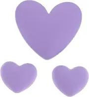 3pcs Box Charging Cable Accessories Cable Lines Case Decal Data Cable Case Heart Charm Cable Protector Heart Patch Cable Protective Cover Heart Patch Resin Lavender