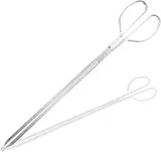 Stainless Steel Firewood Tong Heavy Duty Claw Grabber for Camping and Outdoor Use Long Garbage Picker Corrosion Resistant Fireplace Tool