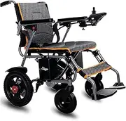 Electric Wheelchair Lightweight Foldable, Intelligent Power Wheelchairs Motorized All Terrain Chair for Adults Seniors