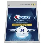Crest 3D Whitestrips Radiant Express Led Whitening Kit 40 Strips 20 Treatments